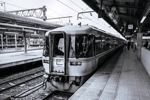 Maggio 2013 Nagoya Giappone Fermata Della Linea Ferroviaria Hida Binario — Foto Stock