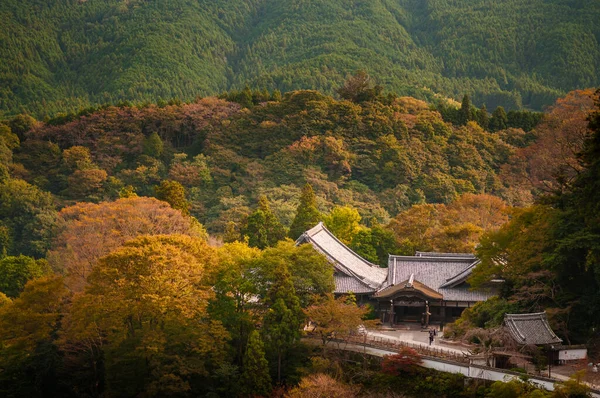 Hasedera Temple Znajduje Się Górach Został Założony Wieku Słynie Kwiatów — Zdjęcie stockowe