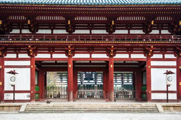 Oct 2011 Nara Japão Entrada Grande Portão Templo Todaiji — Fotografia de Stock