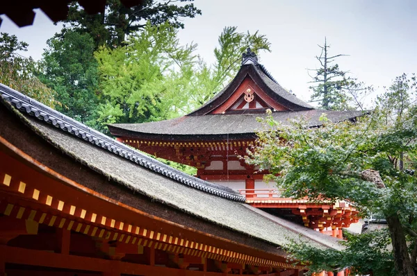 Japonya Nın Nara Kentindeki Kasuga Taisha Nın Çatısında — Stok fotoğraf