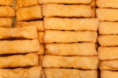 Taze kızarmış soya peyniri, kızarmış Japon tofusu.