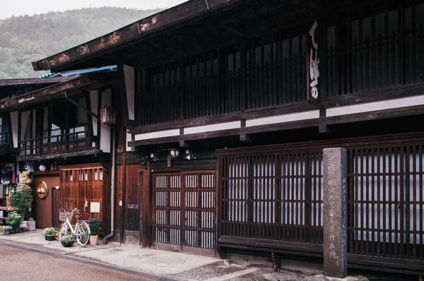 Maj 2013 Nagano Japan Narai Post Stads Gamla Trähus Narai — Stockfoto