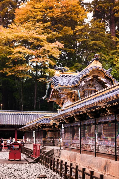 Gran Hermosa Arquitectura Del Santuario Nikko Toshogu Tochigi Japón — Foto de Stock