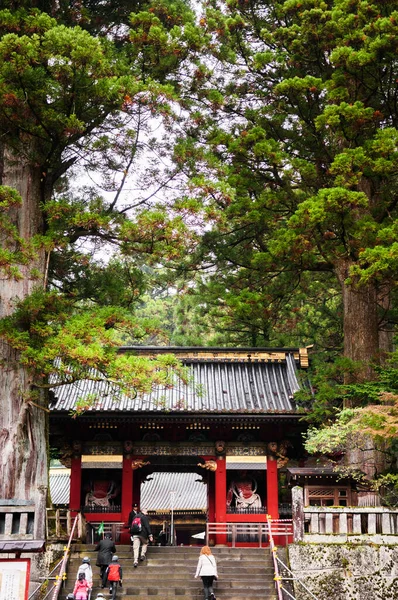 Входные Ворота Храма Никко Тошогу Тотиги Япония — стоковое фото