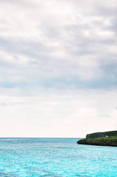 Blue Water Sea Channel Kurima Island Ryuuguujo Observation Deck Early — Stock Photo, Image