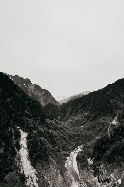 Toyama Japan Naturszene Kurobe Staudamm Herbst Ein Teil Der Tateyama — Stockfoto