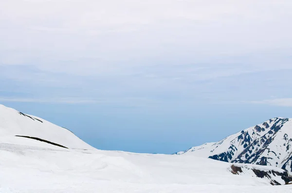 Toyama Japonia Śnieżna Góra Japońskich Alp Tateyama Kurobe Alpine Stacji — Zdjęcie stockowe