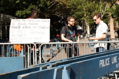 gösteri için durmak soykırım