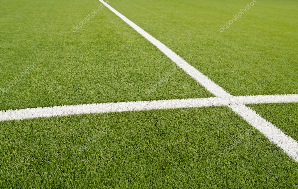Lines on soccer field Stock Photo by ©maurus 114404538