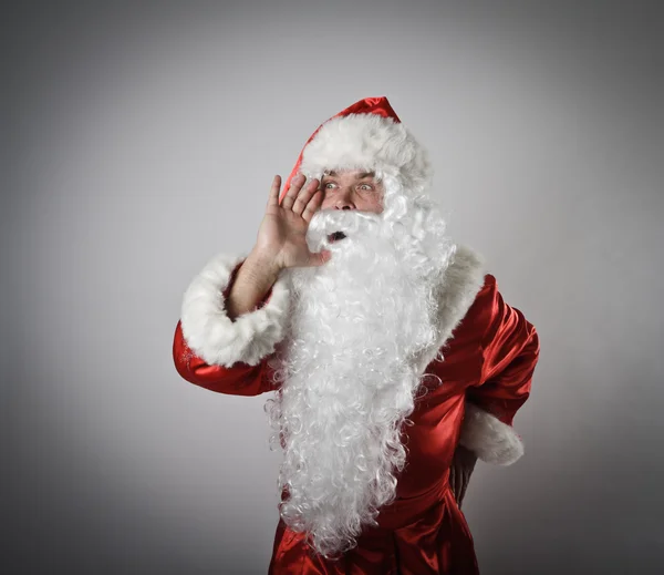 Santa Claus jest krzyczeć. — Zdjęcie stockowe