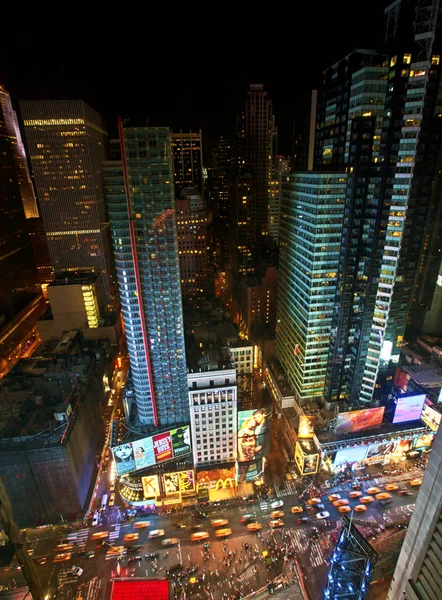 Aerial view of Times Square — Stock Photo, Image