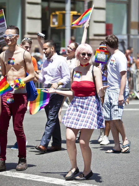 New York City Pride pochod — Stock fotografie