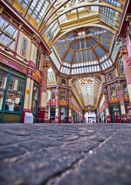 Ünlü Leadenhall pazarı iç