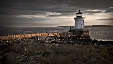 Deniz feneri güzel manzara