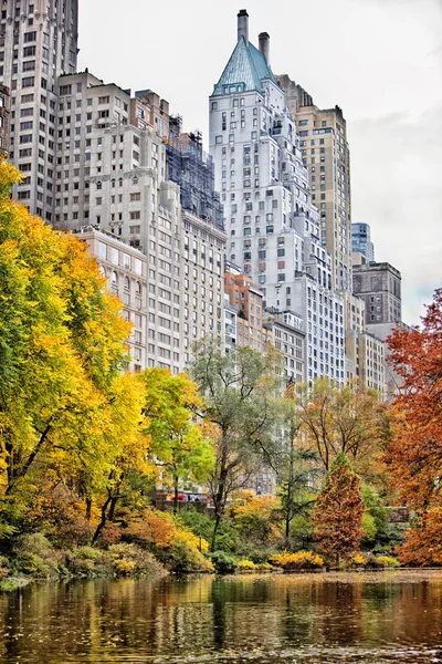 Central Park in autumn — Stock Photo, Image