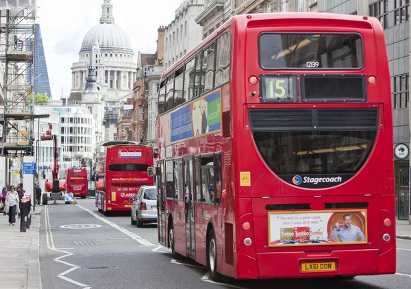 Londons Stadtleben — Stockfoto