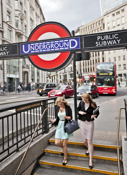 Underground london — Zdjęcie stockowe