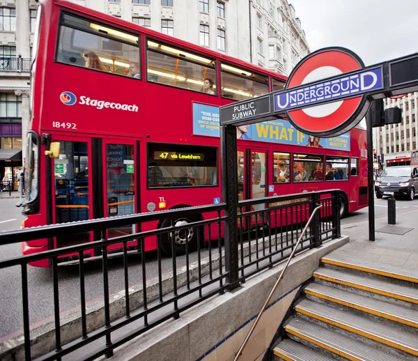 Underground london — Zdjęcie stockowe