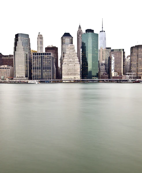 New York alt Manhattan siluetinin — Stok fotoğraf