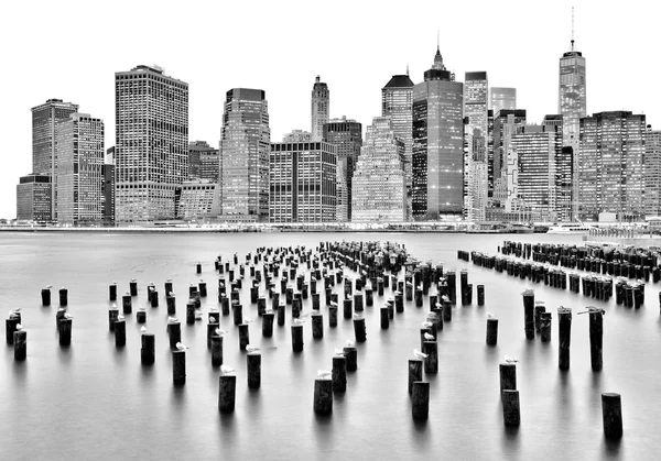 Nueva York horizonte inferior de Manhattan — Foto de Stock