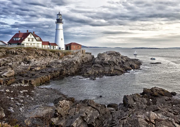 Hermosa vista del faro — Foto de Stock