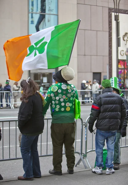 St. Patrick'ın günü yürüyüşü — Stok fotoğraf