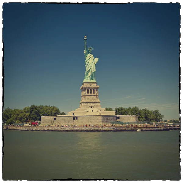 Famosa estátua da liberdade — Fotografia de Stock