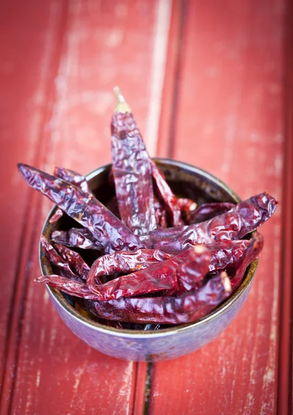 Dried red peppers — Stock Photo, Image