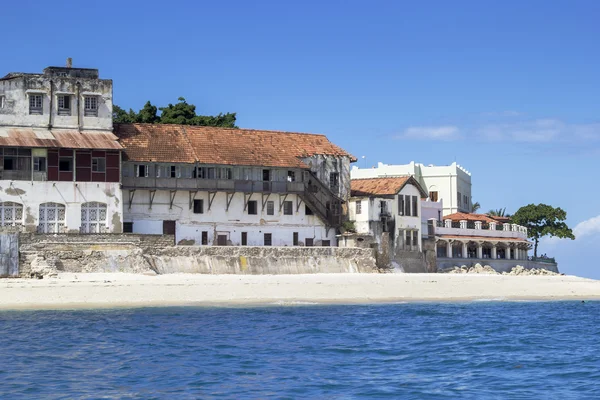 Zanzibar, Tanzanya taş şehrin eski binalar Telifsiz Stok Fotoğraflar