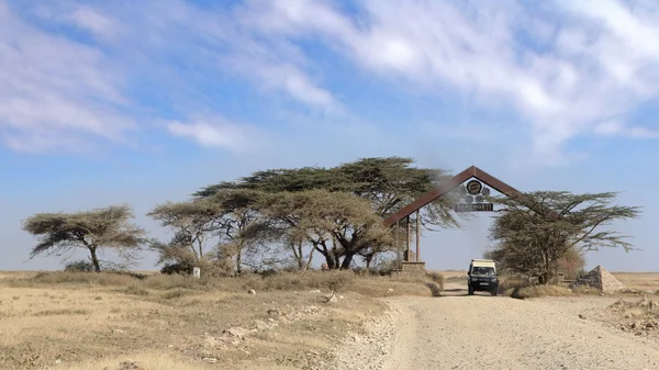 Vstupní brána na Serengeti, Tanzanie. — Stock fotografie