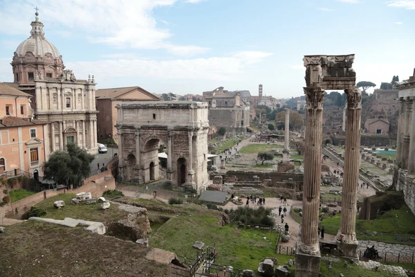 Ruïnes van het Romeinse Forum — Stockfoto