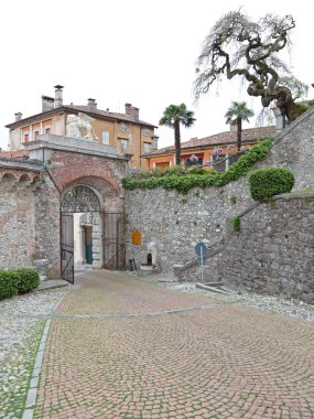 Entrance gate of the Castle of Udine, Italy clipart