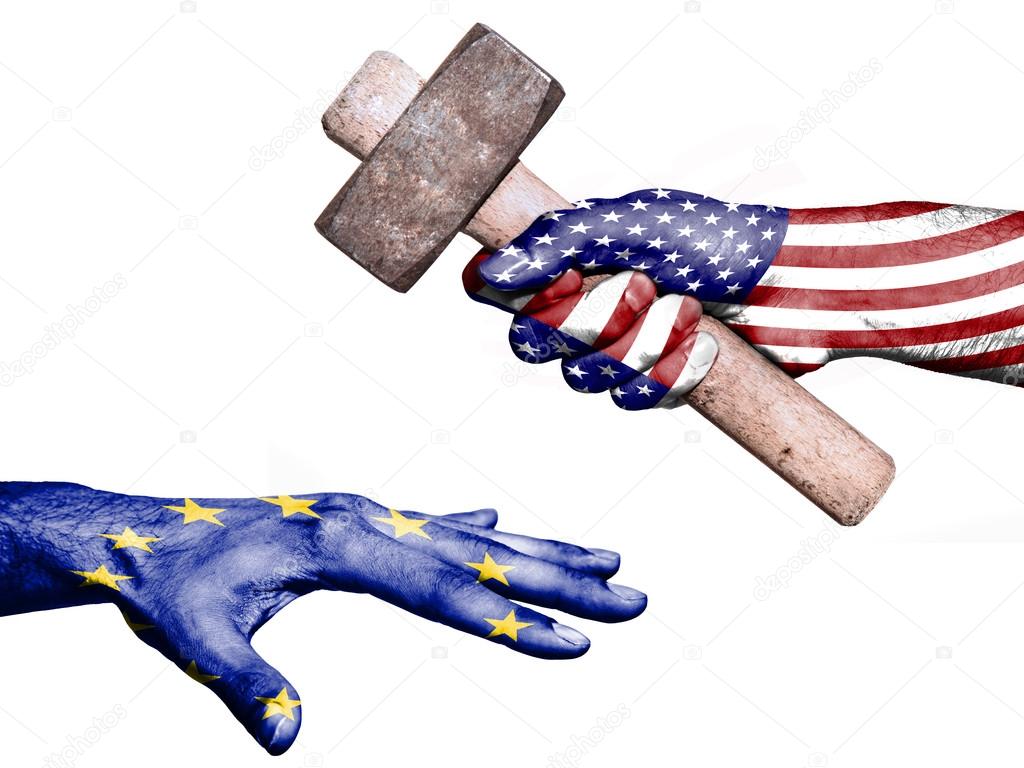 United States hitting European Union with a heavy hammer