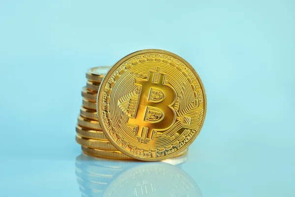 Bitcoin (nuevo dinero virtual  ) — Foto de Stock