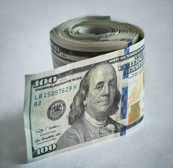 Pacote de dólares americanos — Fotografia de Stock