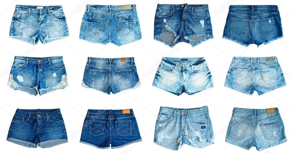 types of jean shorts
