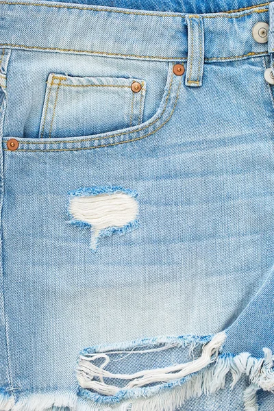 Denim with a pocket . — Stock Photo, Image