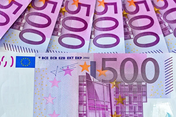 Geld eurobankbiljetten. — Stockfoto