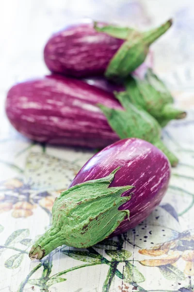 Raw eggplants — Stock Photo, Image