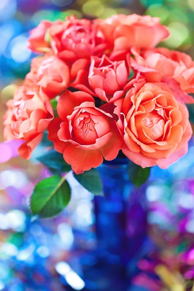 Красивих свіжих троянд — стокове фото