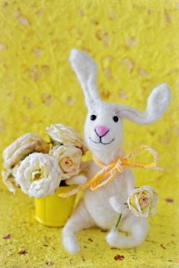 Ev yapımı oyuncak tavşan