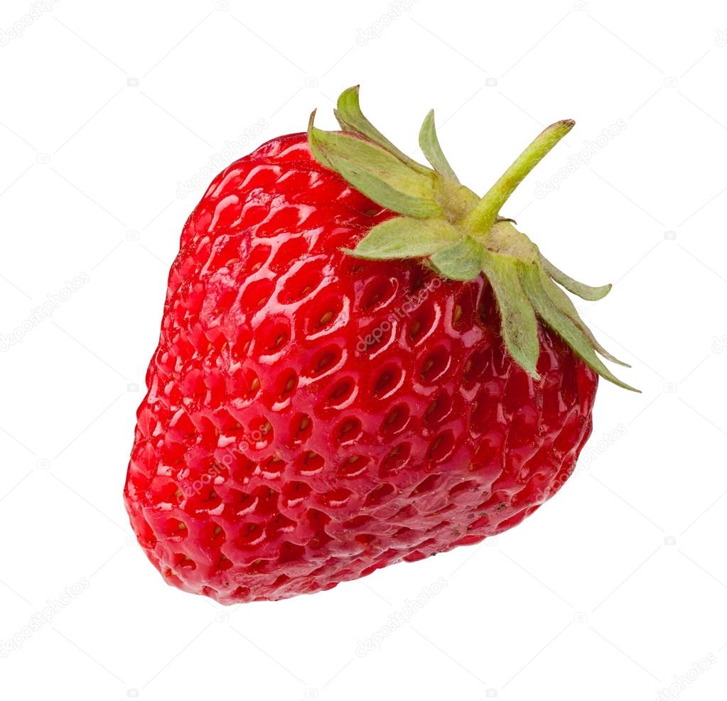 Strawberries. Isolated on a white background.