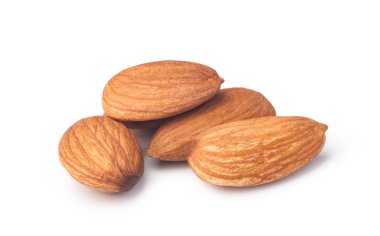 badem fındık izole