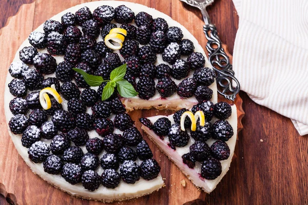 Tårta med blackberry — Stockfoto