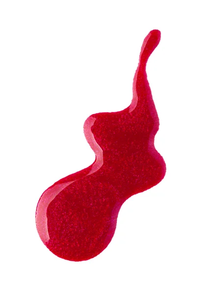 Rudé nehty polské Blot — Stock fotografie