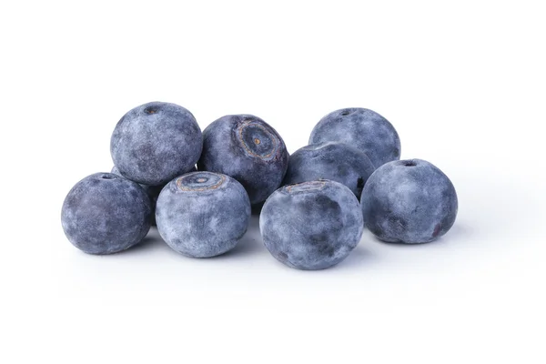 Bilberries on a white background — Stock Photo, Image