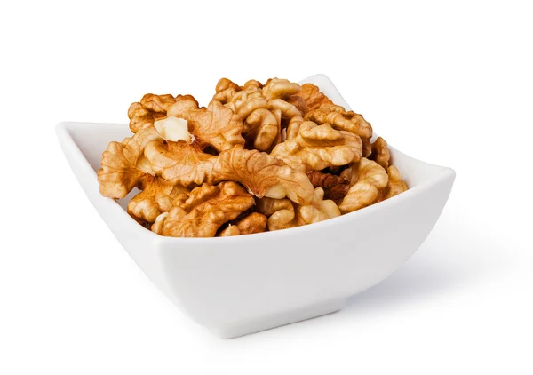 Walnuts isolated on white background — Stock Photo, Image