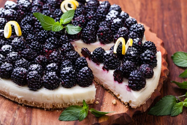 Tårta med blackberry — Stockfoto