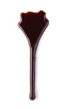 çikolata akarsu beyaz izole