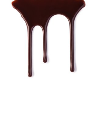 çikolata akarsu beyaz izole